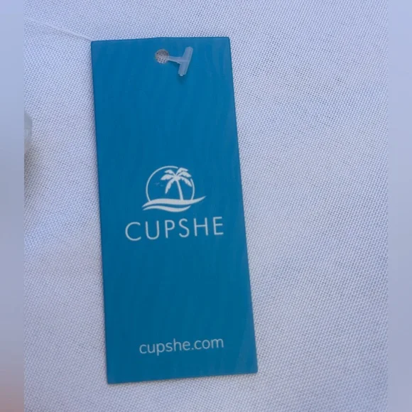 Cupshe color block tie one piece swimsuit size small - Picture 2 of 4